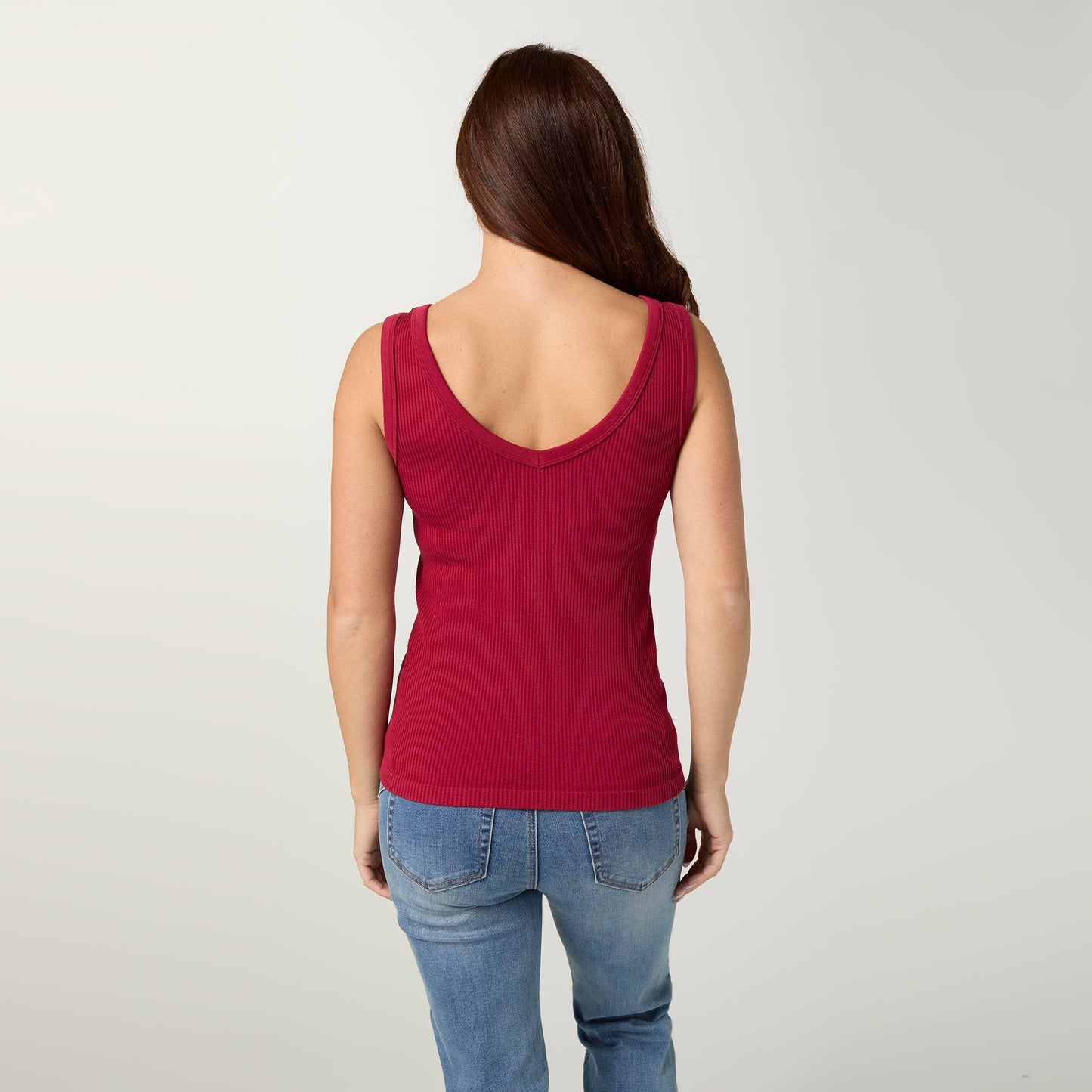 Ultra-Lush Reversible Seamless Ribbed Tank
