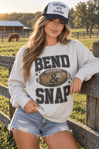 Bend & Snap Football Graphic Sweatshirt