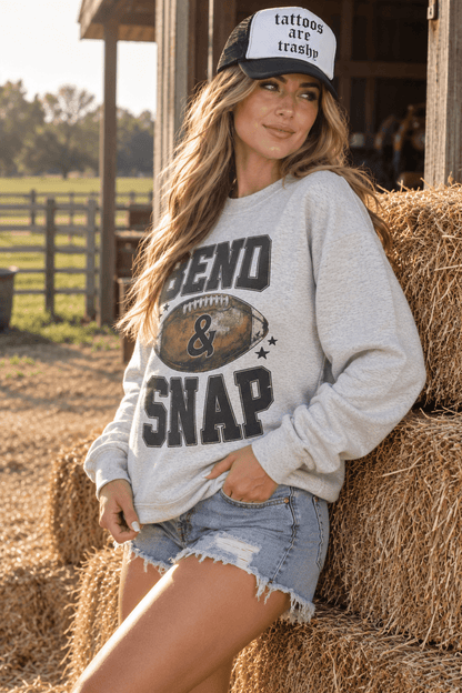 Bend & Snap Football Graphic Sweatshirt