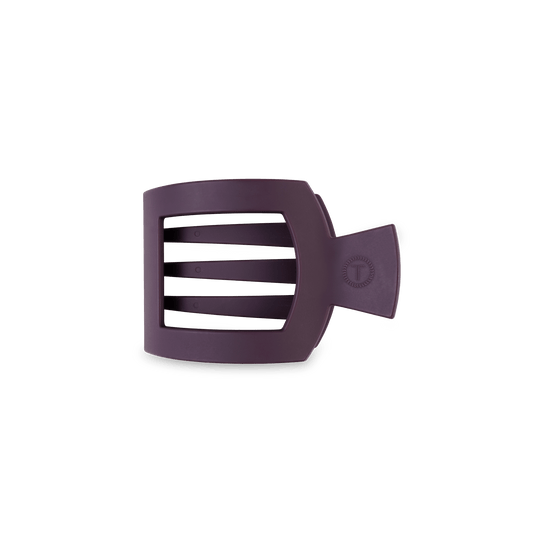Burgundy Bliss Small Flat Square Hair Clip
