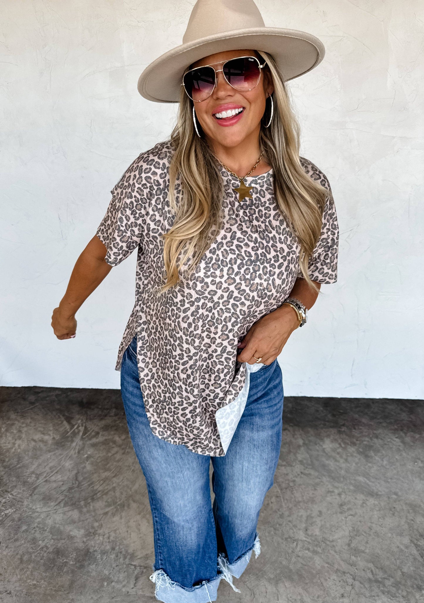 JOEY WASHED COTTON BOYFRIEND TEE