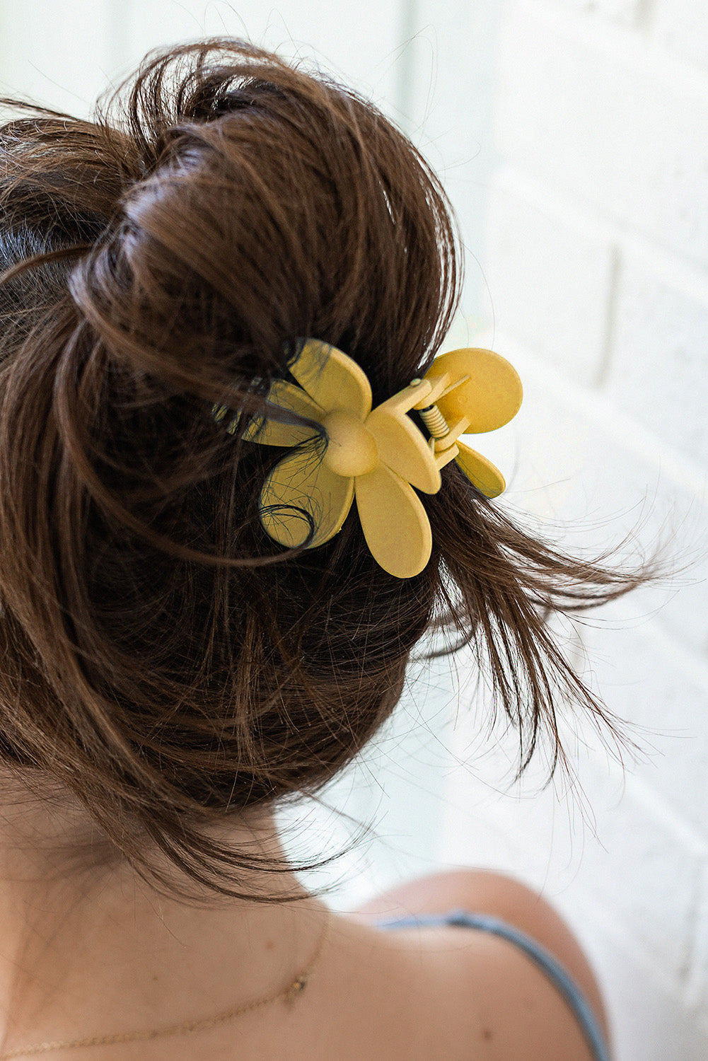 Flower Hair Claw Clip - Bright Colors