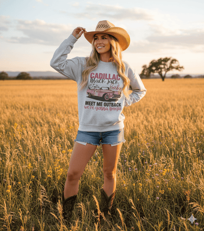 Cadillac Black Jack Graphic Sweatshirt