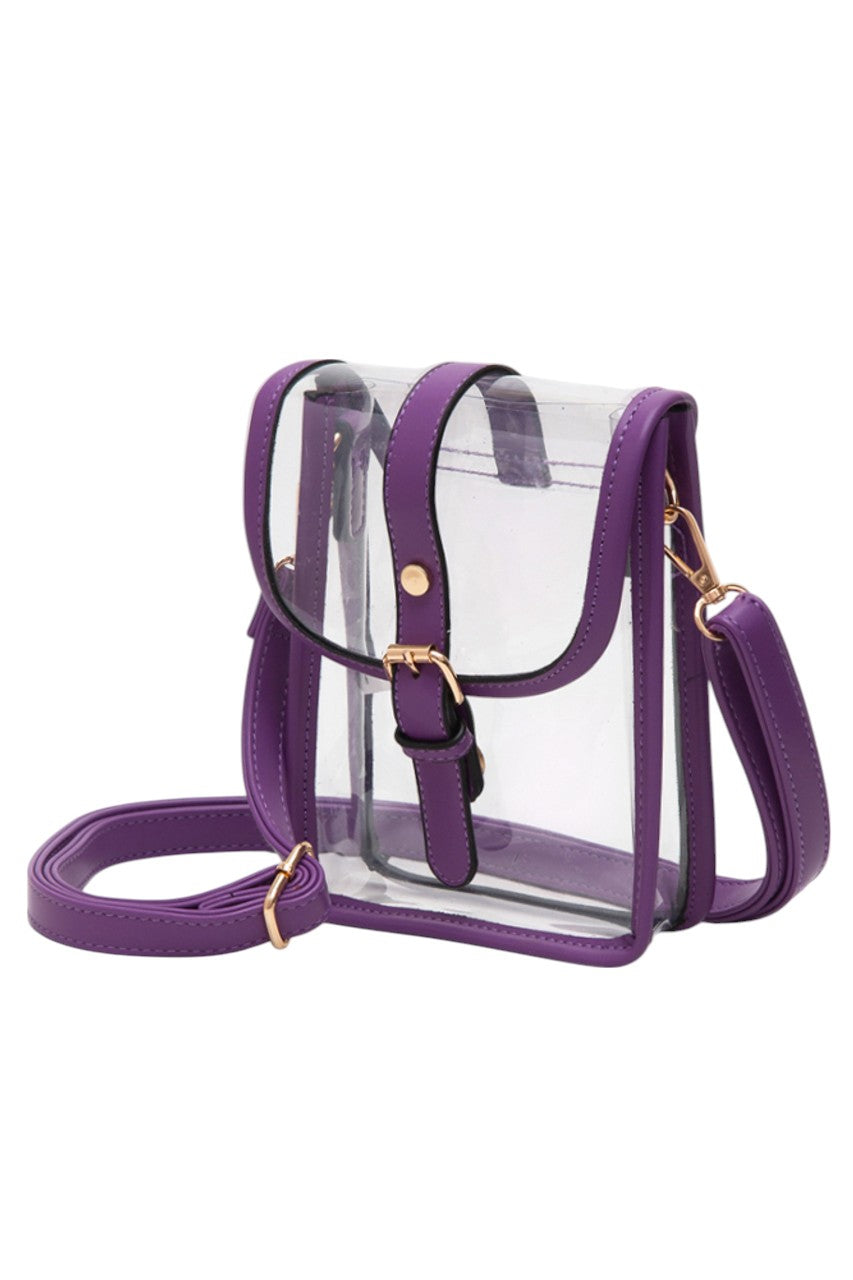 Women's Clear Crossbody Stadium Concert Transparent Bag