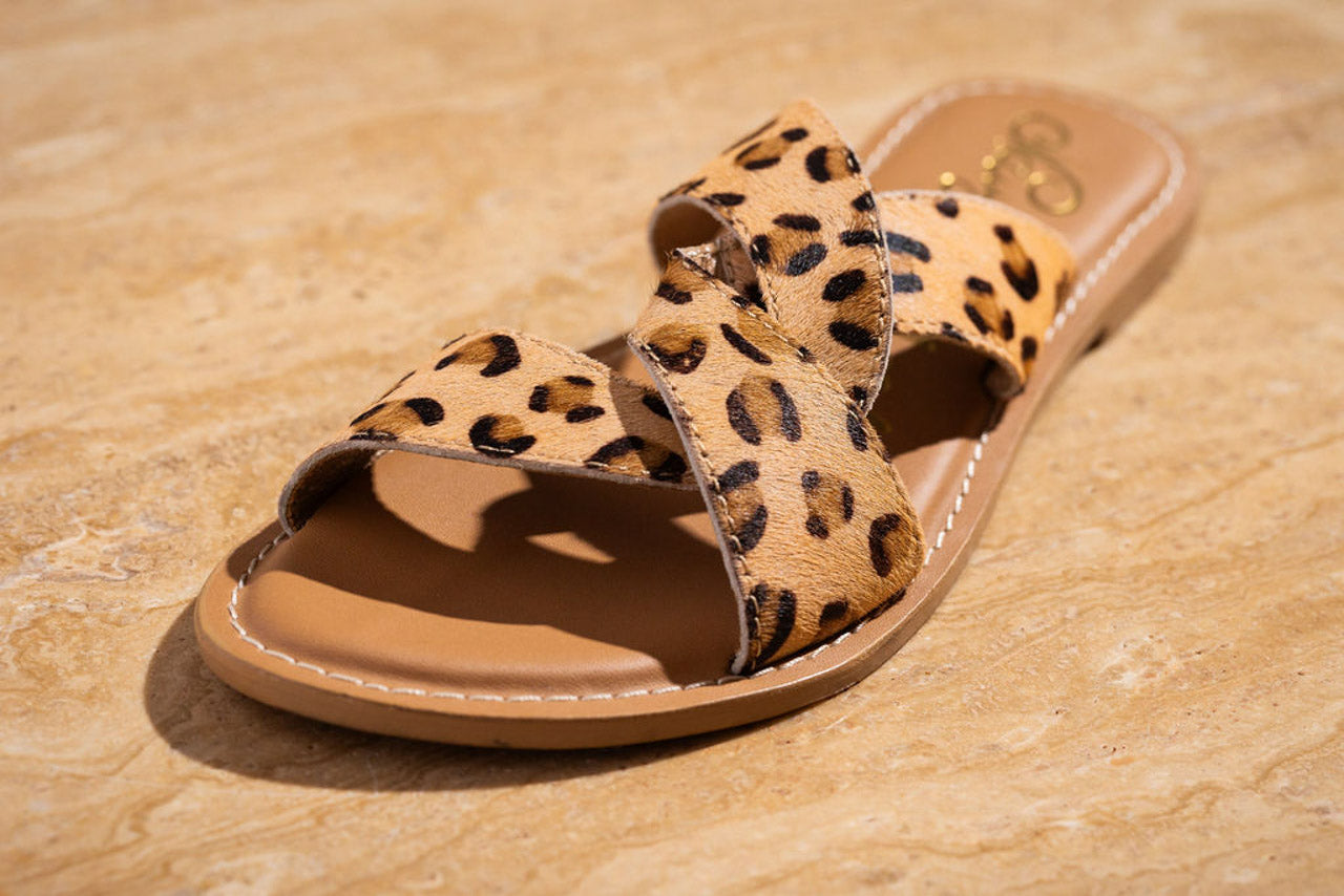 Conga Sandal in Leopard