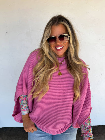 BLAKELEY Pastel Meg Pullover Poncho