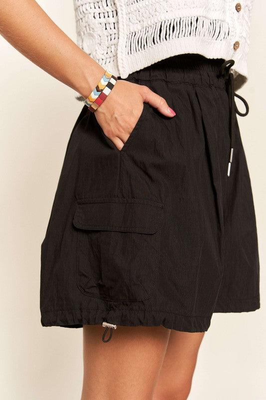 ADORA Drawstring Shorts with Pockets