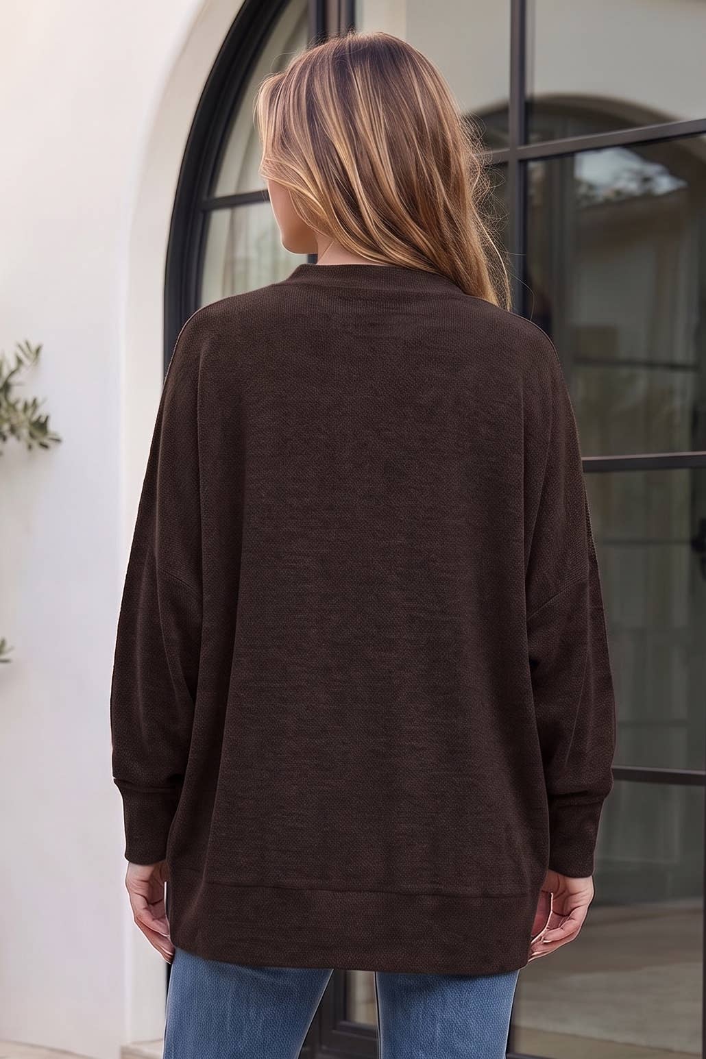 Effortless Relaxed-Fit Knit Cardigan