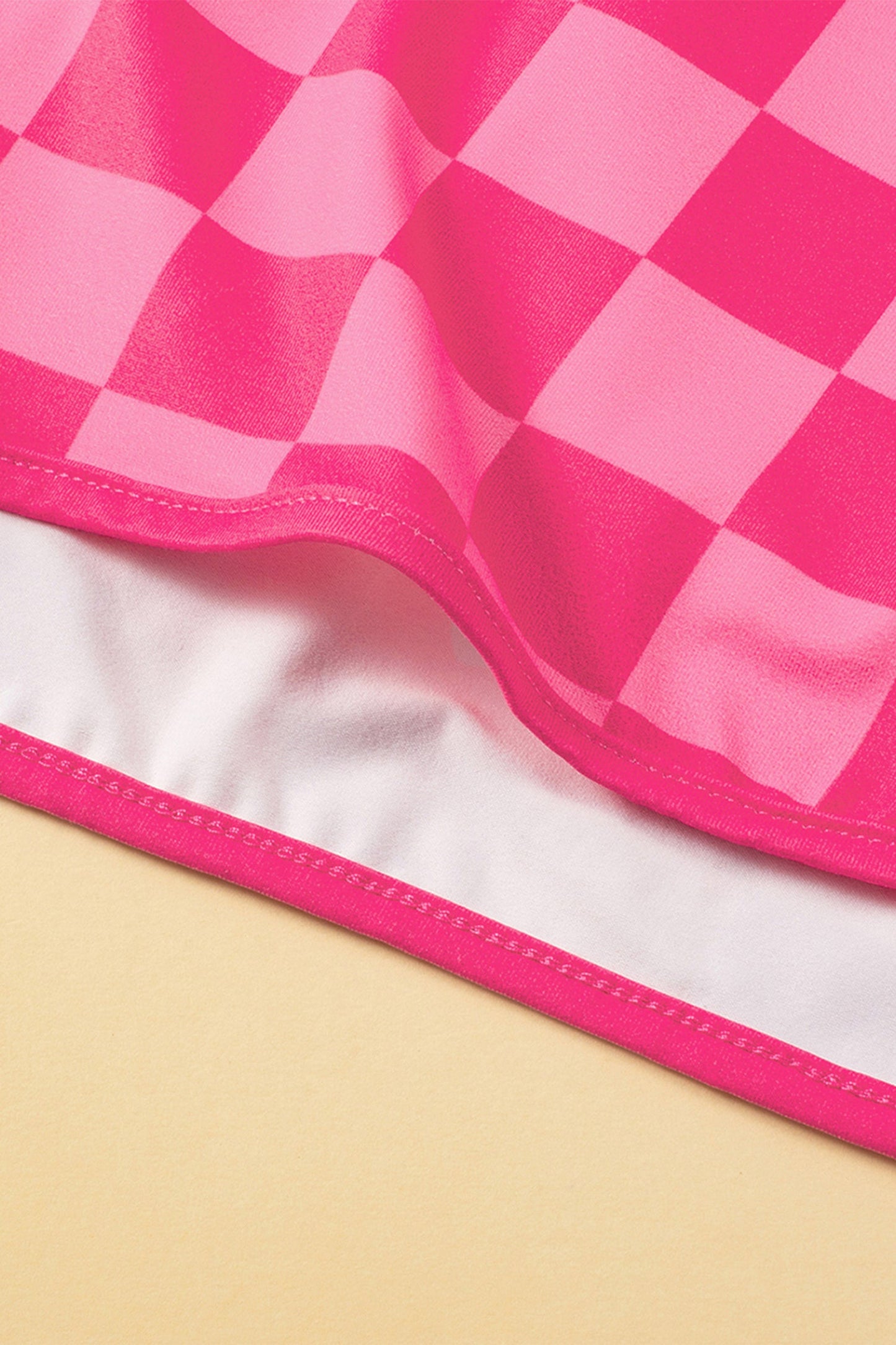 Cutie Checkered Drawstring Shorts