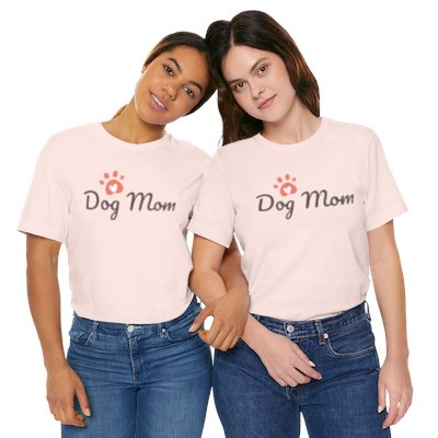 Dog Mom Bella Canvas Unisex Jersey T-Shirt - Multiple Colors