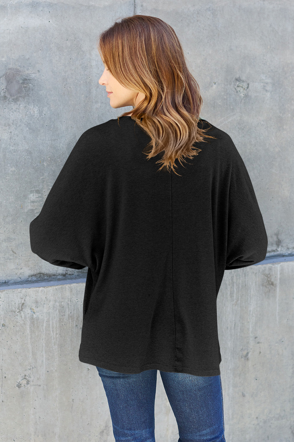 Double Take Full Size Round Neck Long Sleeve T-Shirt - Multiple Colors