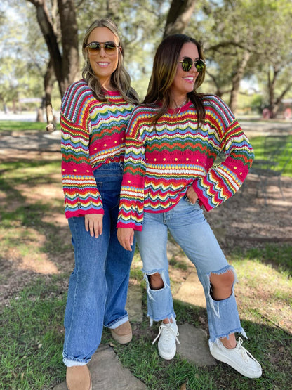 Abilene Crochet Sweater