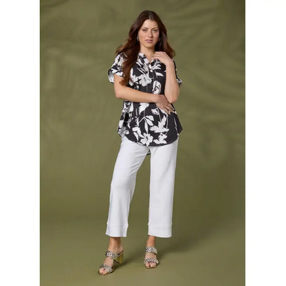 Georgie Wide Leg Cropped