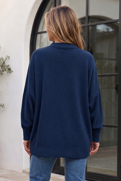 Effortless Relaxed-Fit Knit Cardigan