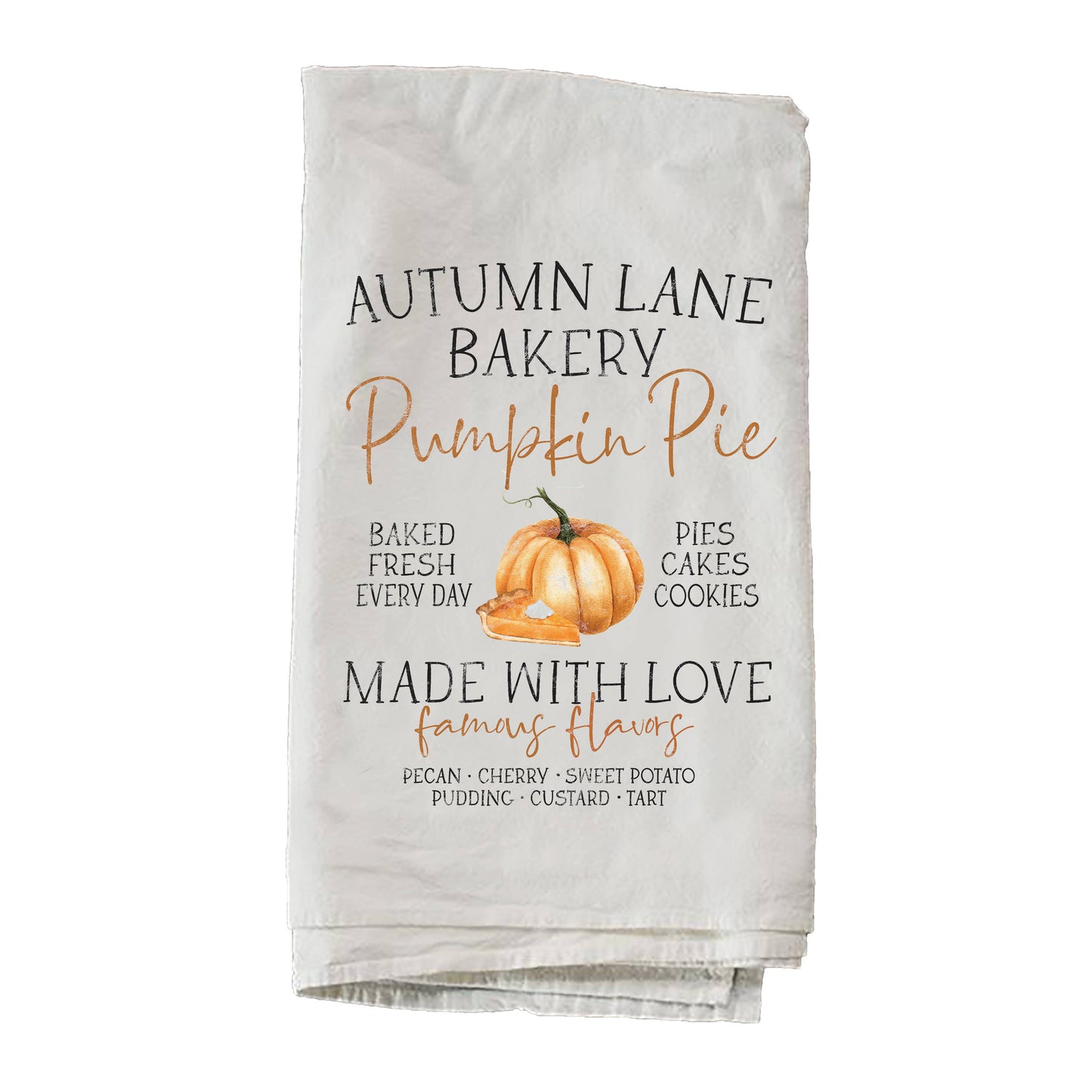 Autumn Lane Bakery Pumpkin Towel