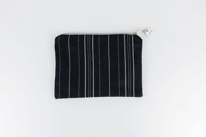 Canvas Cosmetic Bag Clutch - Life