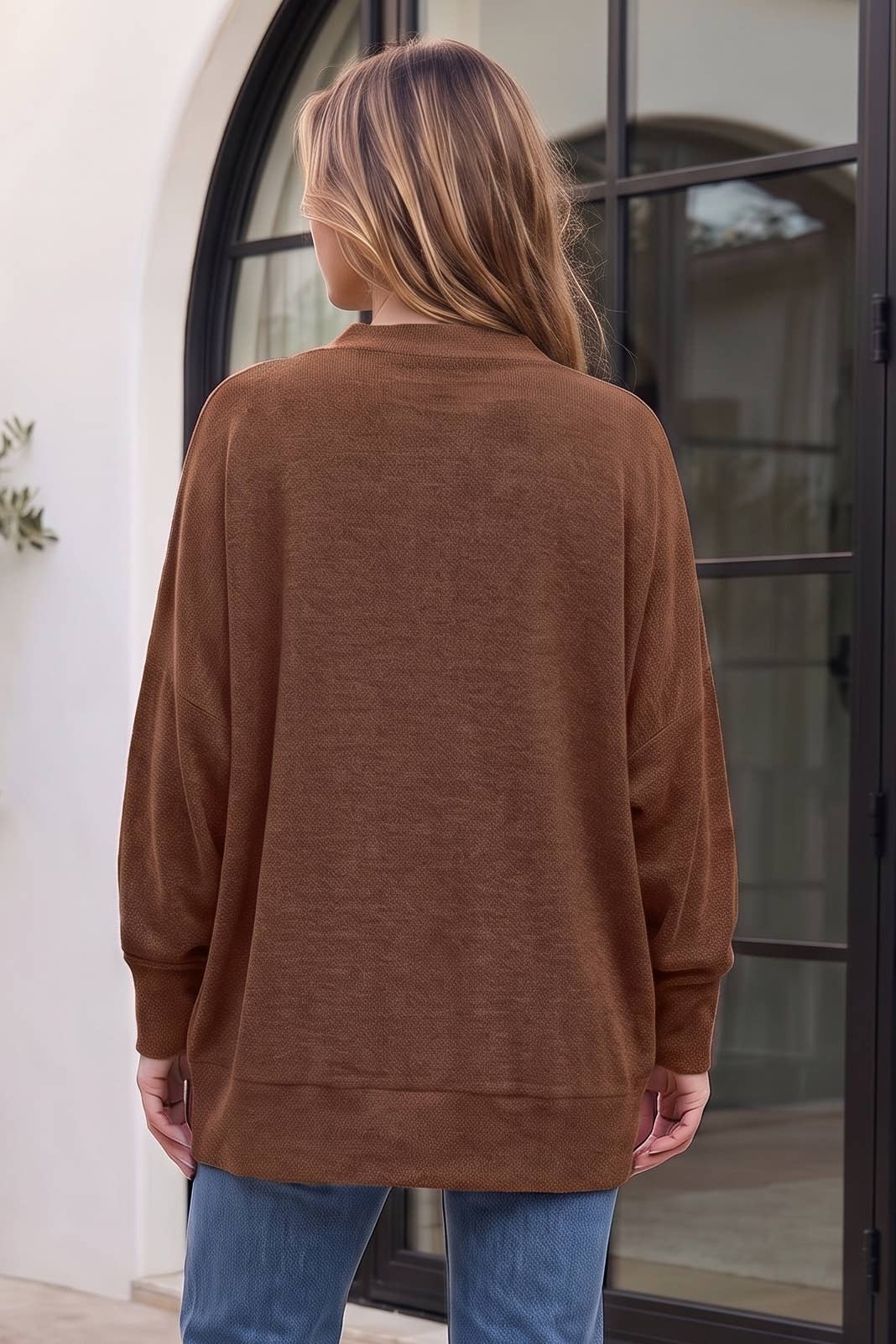 Effortless Relaxed-Fit Knit Cardigan