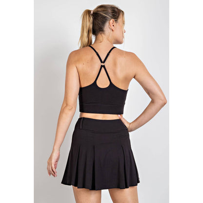 Rae Mode Butter Pleat Golf Skort with Belt Loop