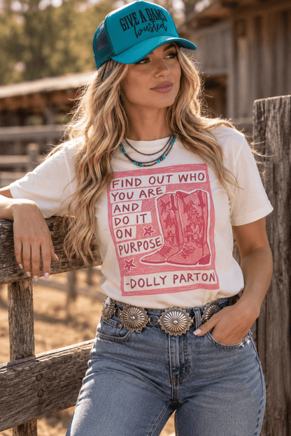 Find Out Who You Are Western Graphic Tee