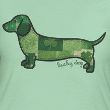 Lucky Dog Dachshund St. Patrick’s Day T-Shirt