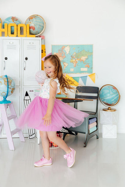 Little Learner Flutter Sleeve Tutu Dress