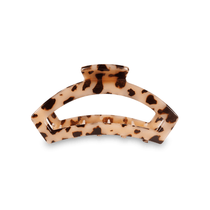 Open Blonde Tortoise Small Claw Hair Clip