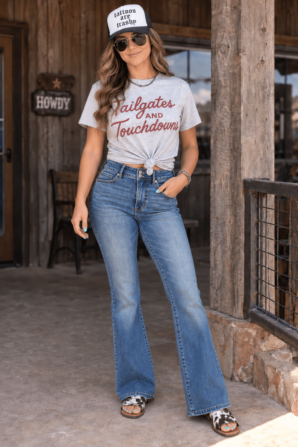 Tailgates and Touchdowns Graphic Tee