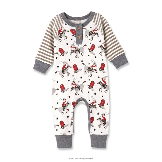 Baby Boy's Ride 'Em Cowboy Bamboo Romper