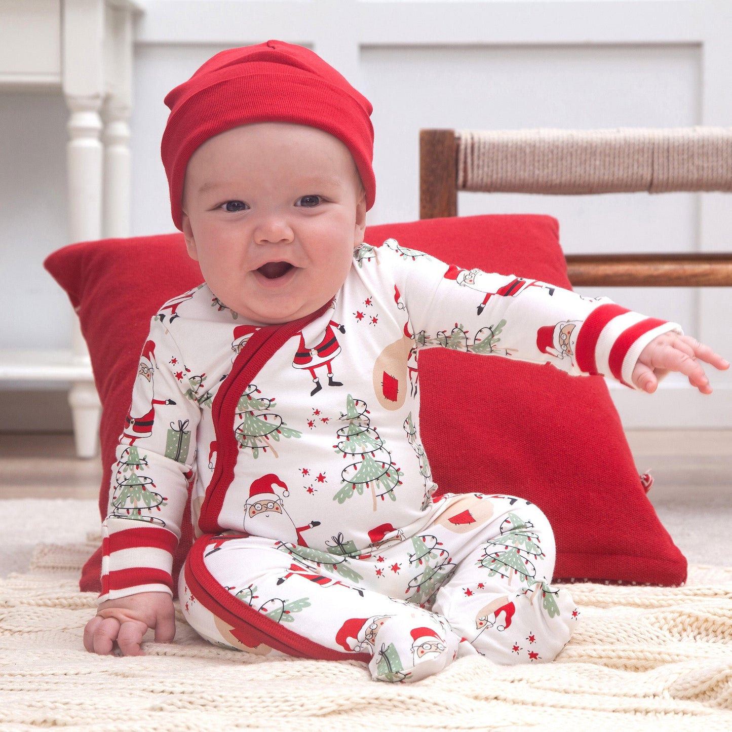 Christmas Santa Family Matching Ultra-Soft Bamboo Pajamas