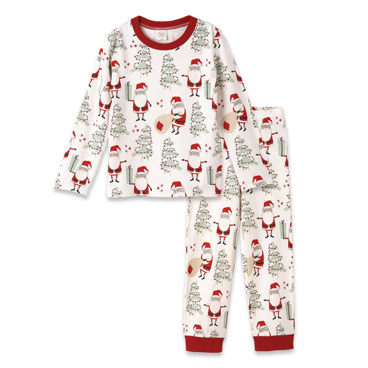 Christmas Santa Kid's Bamboo Pajama Set - Family Matching