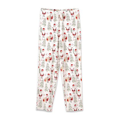 Christmas Santa Adult Bamboo Pajama Pants - Family Matching