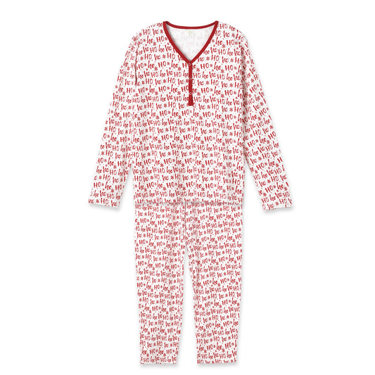 Christmas Ho-Ho-Ho Women's Bamboo Pajama Family Matching Set
