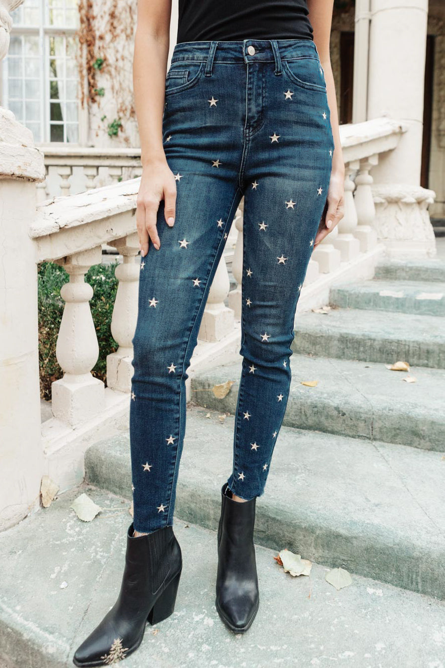 Judy Blue High Rise Starlight Skinnies