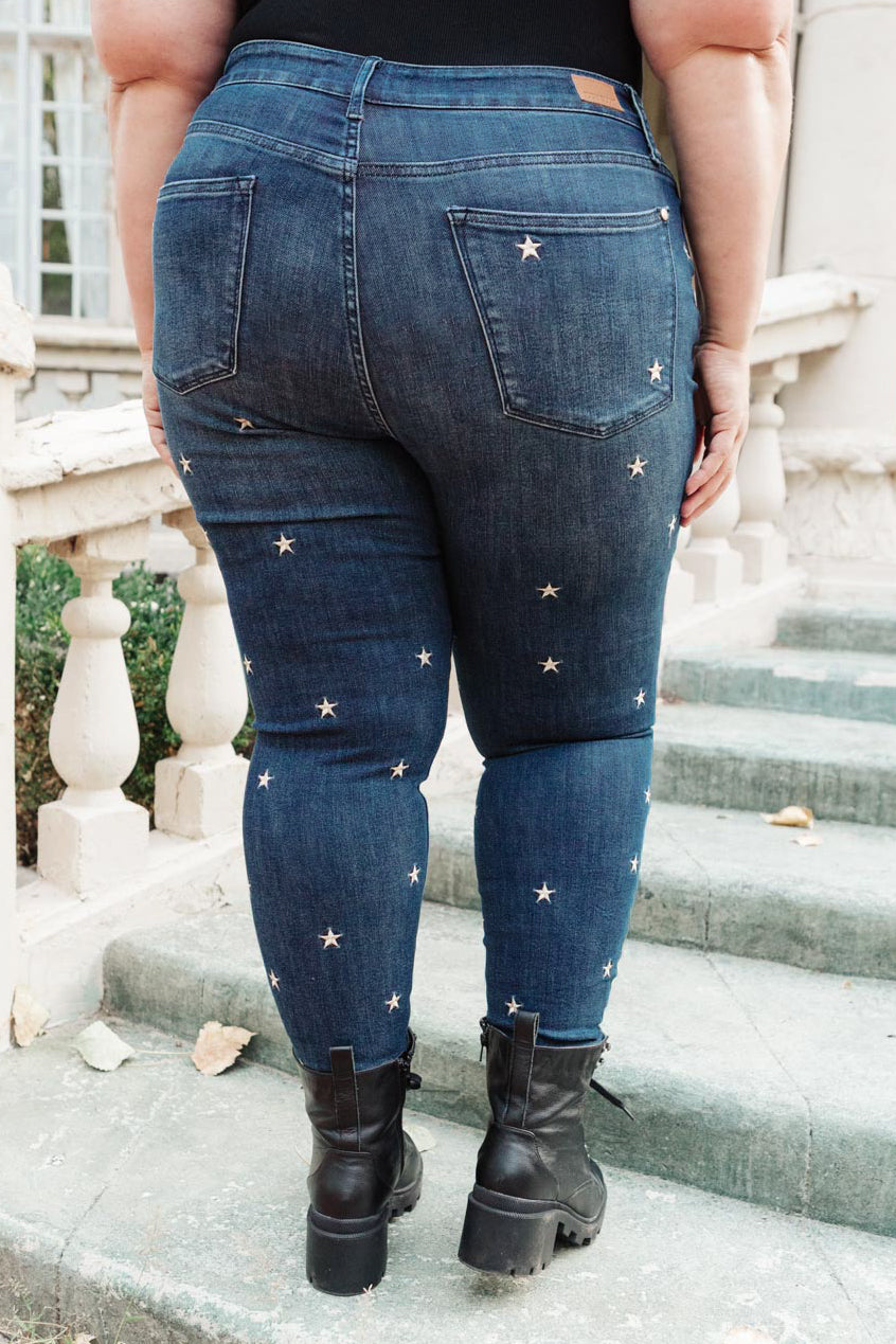 Judy Blue High Rise Starlight Skinnies