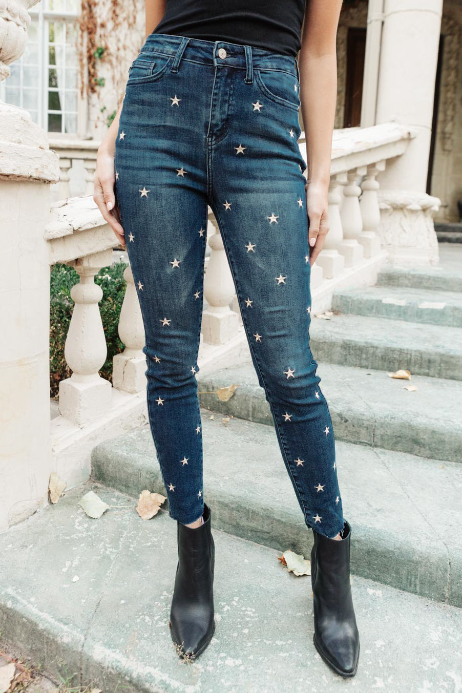 Judy Blue High Rise Starlight Skinnies