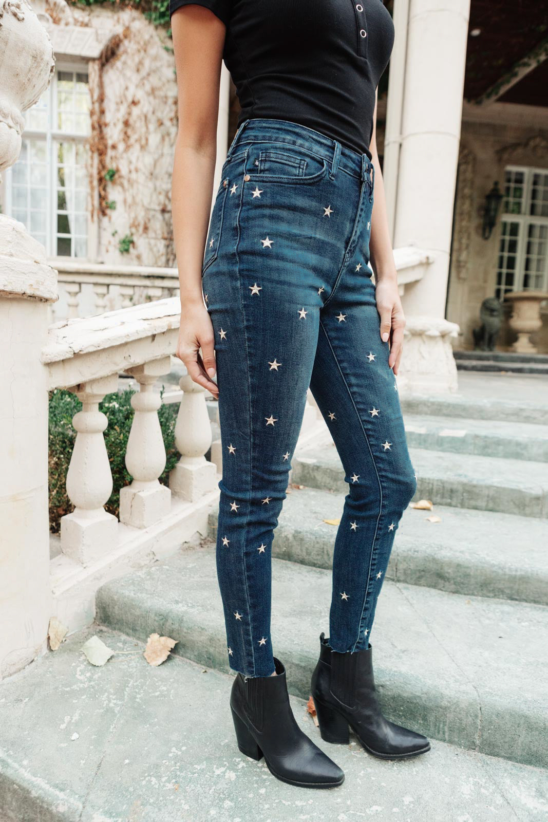 Judy Blue High Rise Starlight Skinnies