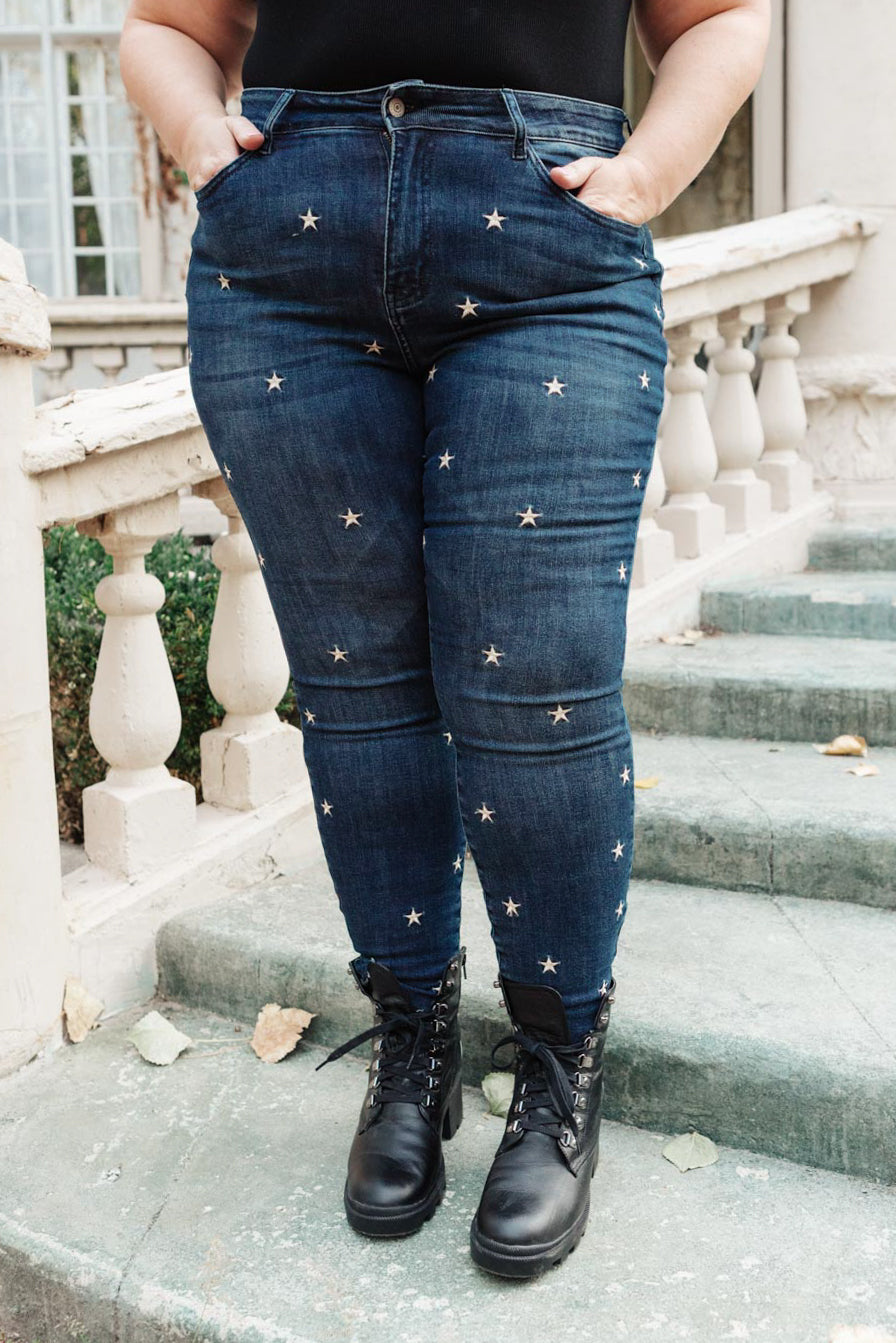 Judy Blue High Rise Starlight Skinnies