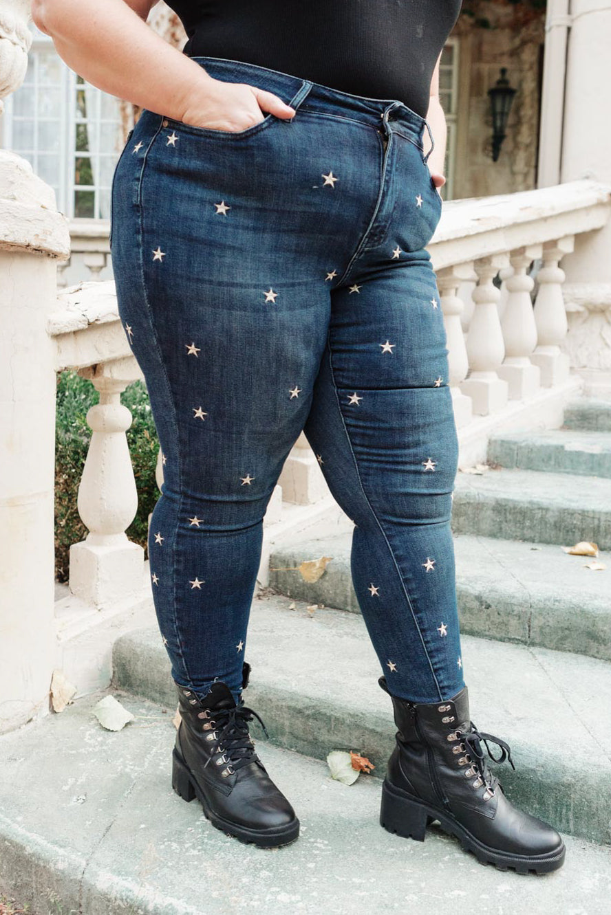 Judy Blue High Rise Starlight Skinnies