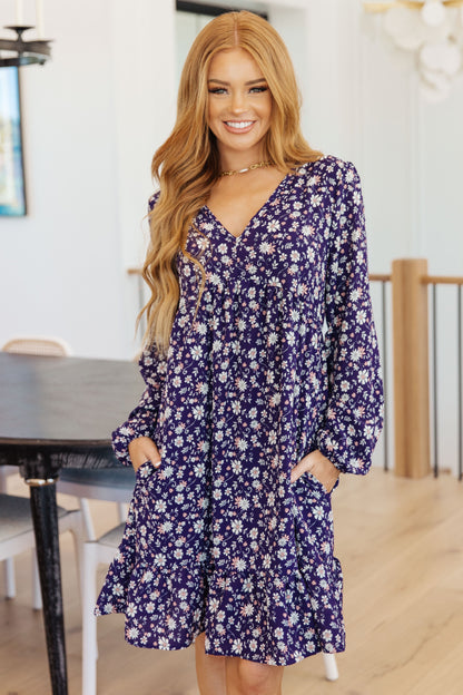 Since You've Been Gone Floral V-Neck Dress