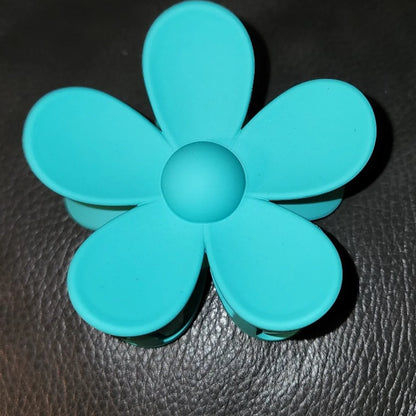 Flower Hair Claw Clip - Bright Colors